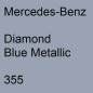 Preview: Mercedes-Benz, Diamond Blue Metallic, 355.